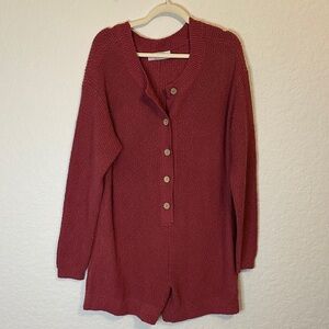 Free People Beach Beau Sweater Romper Size S
